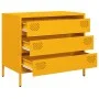 Aparador acero laminado en frío amarillo mostaza 68x39x58,5 cm von , Sideboards - Ref: Foro24-851295, Preis: 112,60 €, Rabatt: %