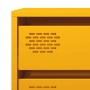 Aparador acero laminado en frío amarillo mostaza 68x39x58,5 cm by , Sideboards - Ref: Foro24-851295, Price: 114,03 €, Discoun...