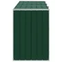 Cobertizo de 3 contenedores basura acero verde 216x81x115 cm de , Soportes para contenedores de residuos - Ref: Foro24-400617...