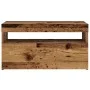 Muebles de TV con luces LED 2 uds madera ingeniería envejecida de , Muebles TV - Ref: Foro24-856316, Precio: 83,76 €, Descuen...