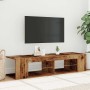 Mueble TV luces LED madera ingeniería envejecida 135x39x30 cm von , TV-Möbel - Ref: Foro24-856323, Preis: 78,92 €, Rabatt: %