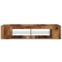 Mueble TV luces LED madera ingeniería envejecida 135x39x30 cm von , TV-Möbel - Ref: Foro24-856323, Preis: 78,92 €, Rabatt: %