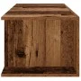 Mueble TV luces LED madera ingeniería envejecida 135x39x30 cm by , TV Furniture - Ref: Foro24-856323, Price: 77,65 €, Discoun...