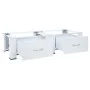 Soporte pedestal doble para lavadora con cajones blanco by , Accessories for washing machines and dryers - Ref: Foro24-400986...
