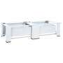 Soporte pedestal doble para lavadora con cajones blanco von , Zubehör für Waschmaschinen und Trockner - Ref: Foro24-4009869, ...