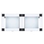 Soporte pedestal doble para lavadora con cajones blanco von , Zubehör für Waschmaschinen und Trockner - Ref: Foro24-4009869, ...