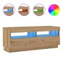 Mueble TV luces LED madera ingeniería roble artisan 100x35x40cm von , TV-Möbel - Ref: Foro24-856356, Preis: 104,06 €, Rabatt: %