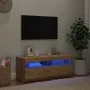 Mueble TV luces LED madera ingeniería roble artisan 100x35x40cm von , TV-Möbel - Ref: Foro24-856356, Preis: 101,75 €, Rabatt: %