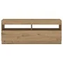 Mueble TV luces LED madera ingeniería roble artisan 100x35x40cm von , TV-Möbel - Ref: Foro24-856356, Preis: 101,75 €, Rabatt: %