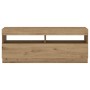 Mueble TV luces LED madera ingeniería roble artisan 100x35x40cm von , TV-Möbel - Ref: Foro24-856356, Preis: 104,06 €, Rabatt: %