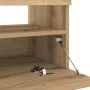 Mueble TV luces LED madera ingeniería roble artisan 100x35x40cm von , TV-Möbel - Ref: Foro24-856356, Preis: 101,75 €, Rabatt: %