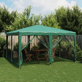 Carpa para fiestas con 8 paredes de malla HDPE verde 4x4 m von , Zelte - Ref: Foro24-4010063, Preis: 130,63 €, Rabatt: %