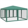 Carpa para fiestas con 8 paredes de malla HDPE verde 4x4 m by , tents - Ref: Foro24-4010063, Price: 130,63 €, Discount: %