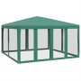 Carpa para fiestas con 8 paredes de malla HDPE verde 4x4 m by , tents - Ref: Foro24-4010063, Price: 130,63 €, Discount: %