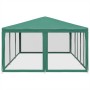 Carpa para fiestas con 10 paredes de malla HDPE verde 6x4 m by , tents - Ref: Foro24-4010068, Price: 167,92 €, Discount: %