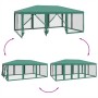 Carpa para fiestas con 10 paredes de malla HDPE verde 6x4 m by , tents - Ref: Foro24-4010068, Price: 167,92 €, Discount: %