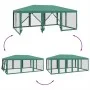 Carpa para fiestas con 10 paredes de malla HDPE verde 6x4 m by , tents - Ref: Foro24-4010068, Price: 162,49 €, Discount: %