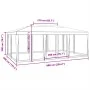 Carpa para fiestas con 10 paredes de malla HDPE verde 6x4 m by , tents - Ref: Foro24-4010068, Price: 162,49 €, Discount: %