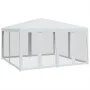 Carpa para fiestas con 8 paredes de malla HDPE blanco 4x4 m by , tents - Ref: Foro24-4010061, Price: 129,80 €, Discount: %