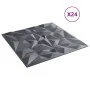 Paneles de pared 24 uds XPS amatista gris 50x50 cm 6 m² by , Wall covering - Ref: Foro24-4100052, Price: 61,96 €, Discount: %