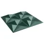 Paneles de pared 48 uds XPS origami verde 50x50 cm 12 m² de , Recubrimiento de paredes - Ref: Foro24-4100067, Precio: 119,16 ...