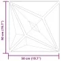 Paneles de pared 12 uds XPS estrella Beton 50x50 cm 3 m² de , Recubrimiento de paredes - Ref: Foro24-4100071, Precio: 41,31 €...