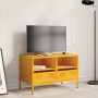 Mueble TV acero laminado en frío amarillo mostaza 68x39x43,5 cm von , TV-Möbel - Ref: Foro24-851319, Preis: 69,85 €, Rabatt: %