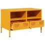 Mueble TV acero laminado en frío amarillo mostaza 68x39x43,5 cm von , TV-Möbel - Ref: Foro24-851319, Preis: 69,20 €, Rabatt: %