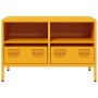 Mueble TV acero laminado en frío amarillo mostaza 68x39x43,5 cm von , TV-Möbel - Ref: Foro24-851319, Preis: 69,85 €, Rabatt: %