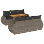 Set de sofás de jardín 7 pzas con cojines ratán sintético gris by , Garden sets - Ref: Foro24-3327224, Price: 527,40 €, Disco...