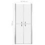 ESG mattierte Duschtür 101x190 cm von vidaXL, Duschtüren - Ref: Foro24-148798, Preis: 199,43 €, Rabatt: %