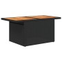 Set de sofás de jardín 7 pzas con cojines ratán sintético negro by , Garden sets - Ref: Foro24-3327380, Price: 521,46 €, Disc...
