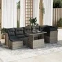 Set de sofás de jardín y cojines 8 piezas ratán sintético gris von , Gartensets - Ref: Foro24-3326201, Preis: 515,88 €, Rabat...