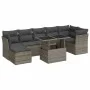 Set de sofás de jardín y cojines 8 piezas ratán sintético gris von , Gartensets - Ref: Foro24-3326201, Preis: 515,88 €, Rabat...