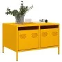 Mueble TV acero laminado en frío amarillo mostaza 68x50x43,5 cm by , TV Furniture - Ref: Foro24-851241, Price: 80,39 €, Disco...