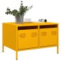 Mueble TV acero laminado en frío amarillo mostaza 68x50x43,5 cm de , Muebles TV - Ref: Foro24-851241, Precio: 81,15 €, Descue...