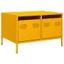 Mueble TV acero laminado en frío amarillo mostaza 68x50x43,5 cm by , TV Furniture - Ref: Foro24-851241, Price: 80,39 €, Disco...