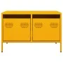 Mueble TV acero laminado en frío amarillo mostaza 68x50x43,5 cm by , TV Furniture - Ref: Foro24-851241, Price: 80,39 €, Disco...