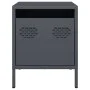 Mesita de noche acero gris antracita 35x39x43,5 cm de , Mesitas de noche - Ref: Foro24-851248, Precio: 43,29 €, Descuento: %