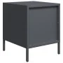 Mesita de noche acero gris antracita 35x39x43,5 cm de , Mesitas de noche - Ref: Foro24-851248, Precio: 43,29 €, Descuento: %