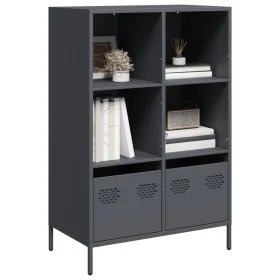 Aparador acero gris antracita 68x39x103,5 cm by , Sideboards - Ref: Foro24-851384, Price: 110,73 €, Discount: %