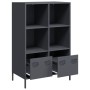 Aparador acero gris antracita 68x39x103,5 cm de , Aparadores - Ref: Foro24-851384, Precio: 111,68 €, Descuento: %