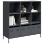 Aparador acero gris antracita 101,5x39x103,5 cm de , Aparadores - Ref: Foro24-851390, Precio: 171,06 €, Descuento: %
