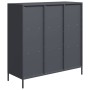 Aparador acero gris antracita 101,5x39x103,5 cm de , Aparadores - Ref: Foro24-851390, Precio: 173,20 €, Descuento: %