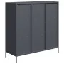 Aparador acero gris antracita 101,5x39x103,5 cm de , Aparadores - Ref: Foro24-851390, Precio: 171,06 €, Descuento: %