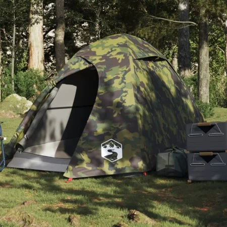 Tienda de campaña iglú para 2 personas impermeable camuflaje von , Zelte - Ref: Foro24-4009614, Preis: 56,28 €, Rabatt: %