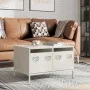 Mueble para TV acero laminado en frío blanco 68x50x43,5 cm by , TV Furniture - Ref: Foro24-851243, Price: 80,39 €, Discount: %