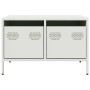 Mueble para TV acero laminado en frío blanco 68x50x43,5 cm von , TV-Möbel - Ref: Foro24-851243, Preis: 81,15 €, Rabatt: %
