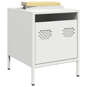 Mesitas de noche 2 unidades acero blanco 35x39x43,5 cm by , Nightstands - Ref: Foro24-851255, Price: 74,66 €, Discount: %