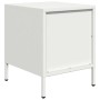Mesitas de noche 2 unidades acero blanco 35x39x43,5 cm de , Mesitas de noche - Ref: Foro24-851255, Precio: 74,61 €, Descuento: %